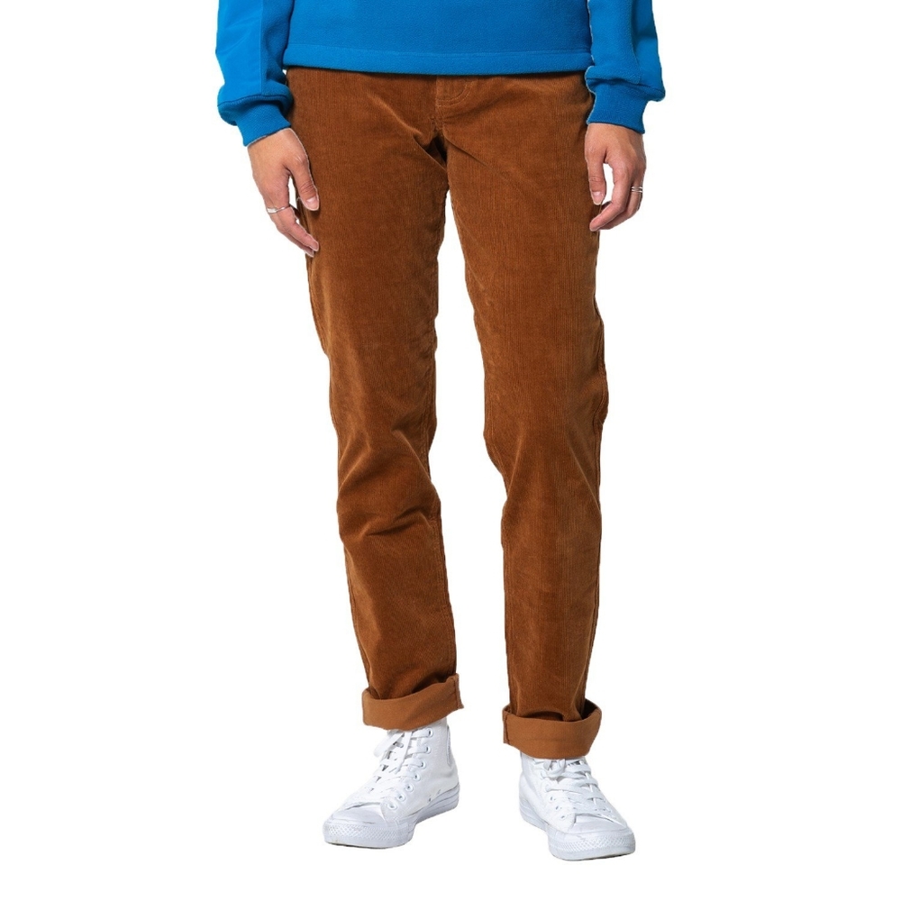 Topo Designs Cord Pants, Size 6 color Brown.